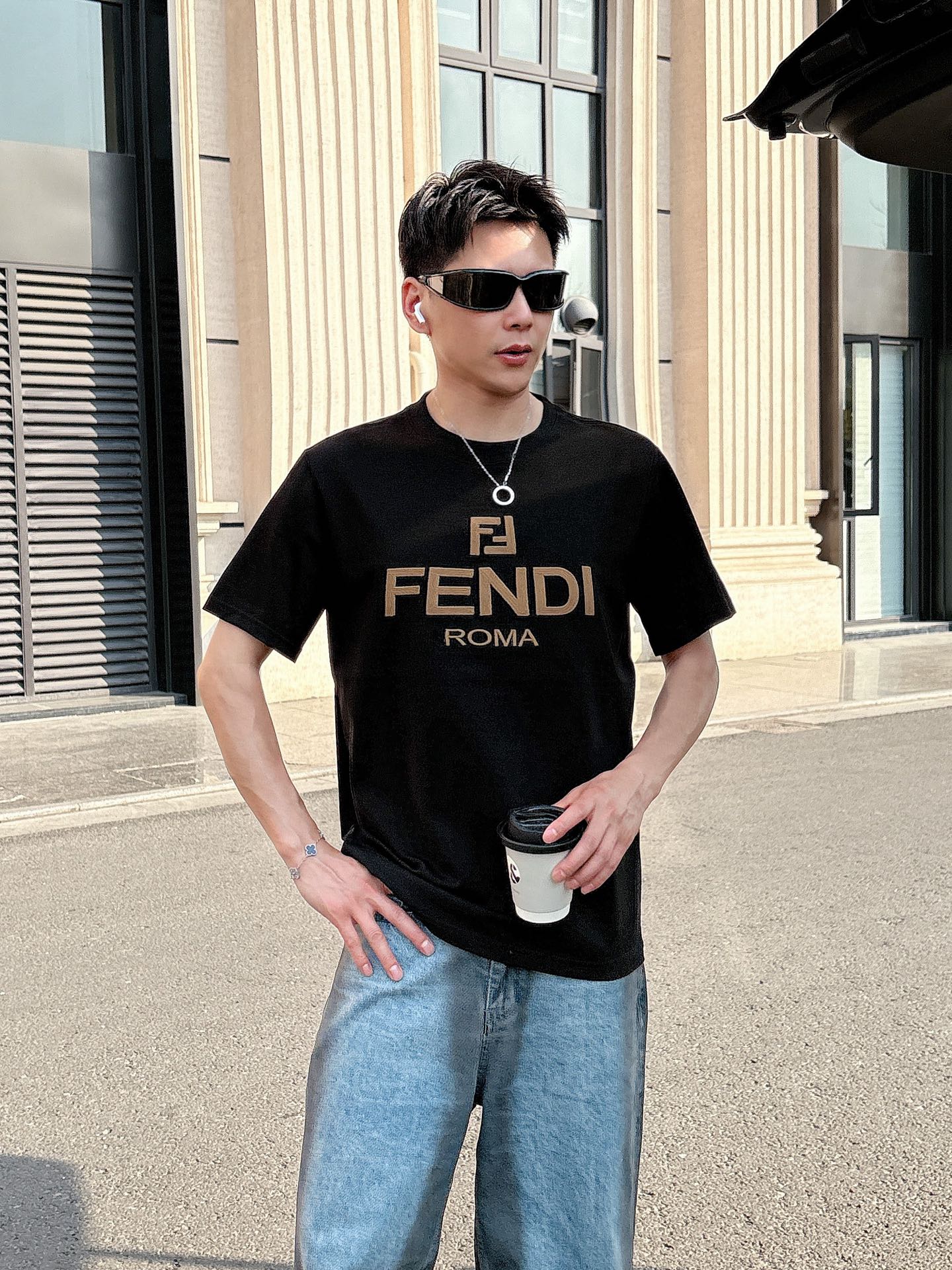 Fendi men fend* 2026 New T 2026 T 100% logo — 1:1 Replica For Sale