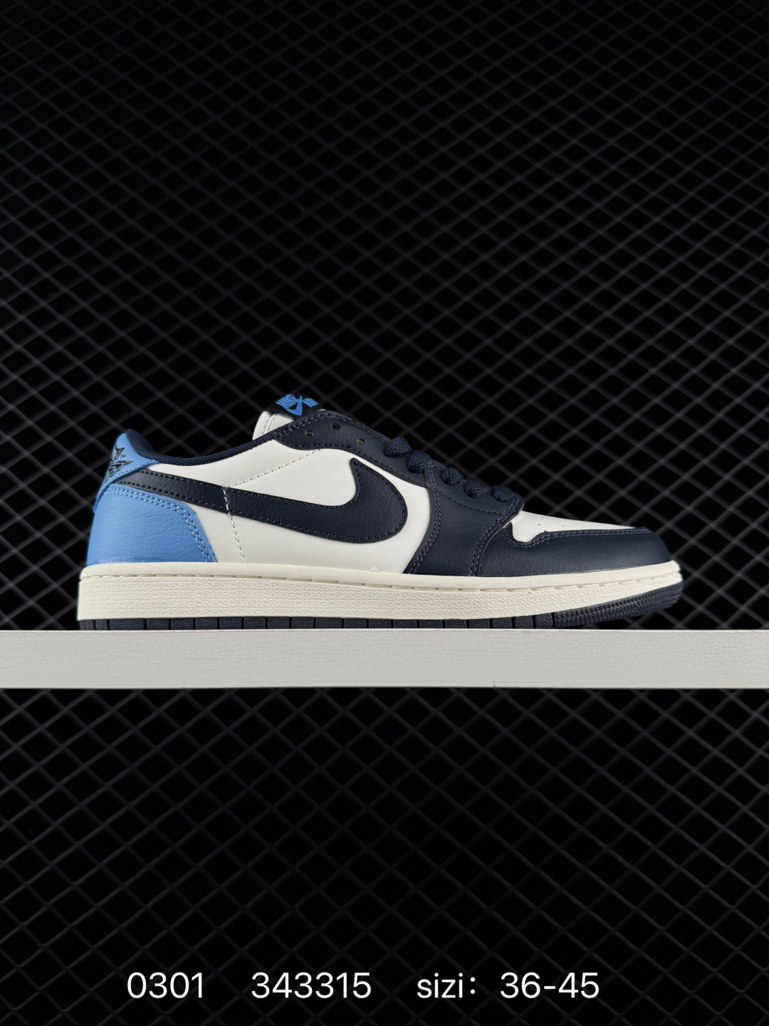 Air Jordan 1 Retro Low OG "Mystic Navy" AIR JORDAN 1 aj1 1 — AAA Quality Replica