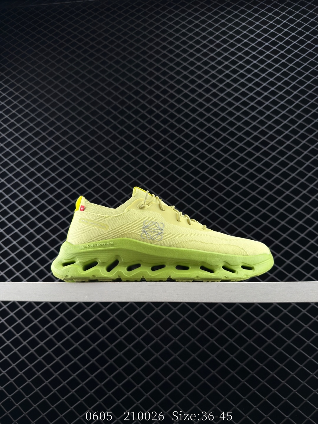 On Cloudtecphase LOEWE Lime Green White EU 36-45 Running Shoe Running Sneakers - Unisex BS-85571