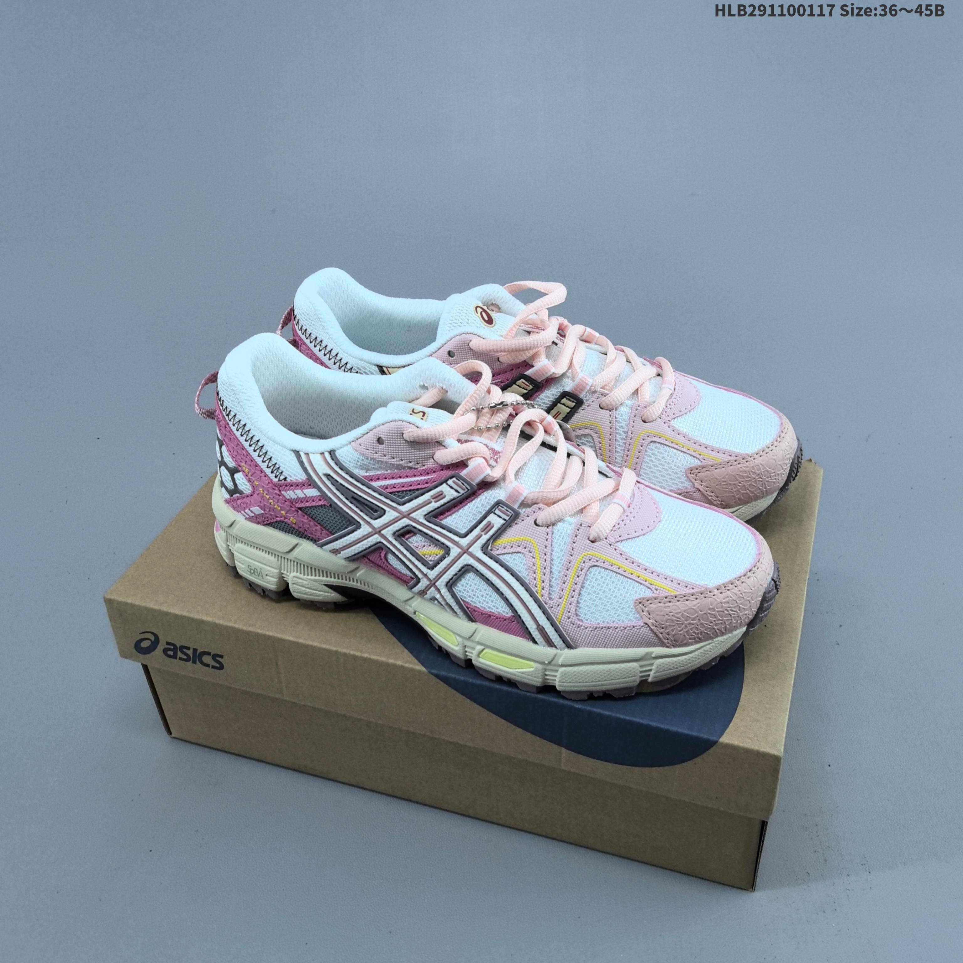ASICS Gel Kahana 8 White Pink Beige EU 36-45 Trail Shoe Trail Running Sneakers Unisex BS-69060