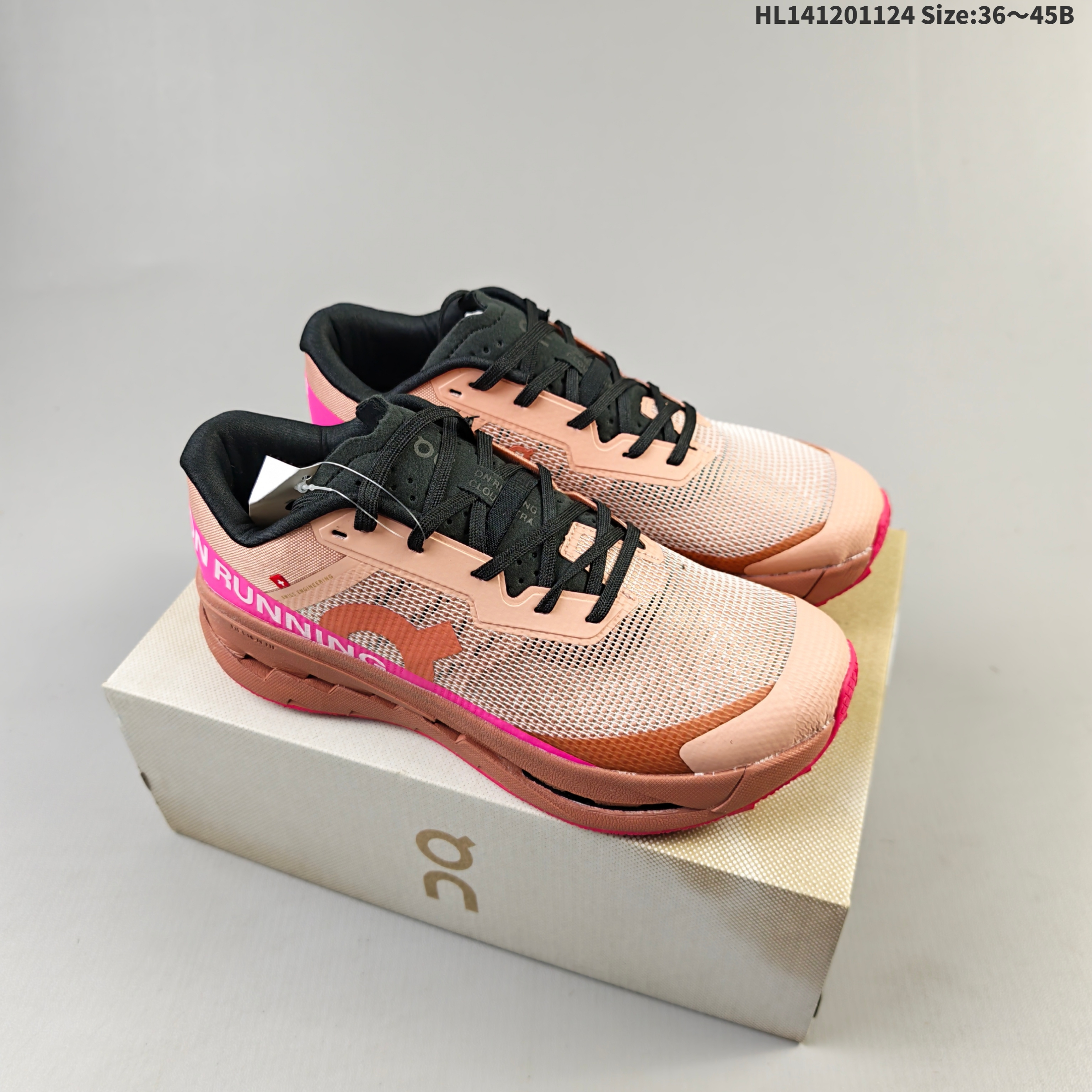 On Cloudultra 3 Rose Pink Black EU 36-45 Trail Shoe Trail Running Sneakers - Unisex BS-69771