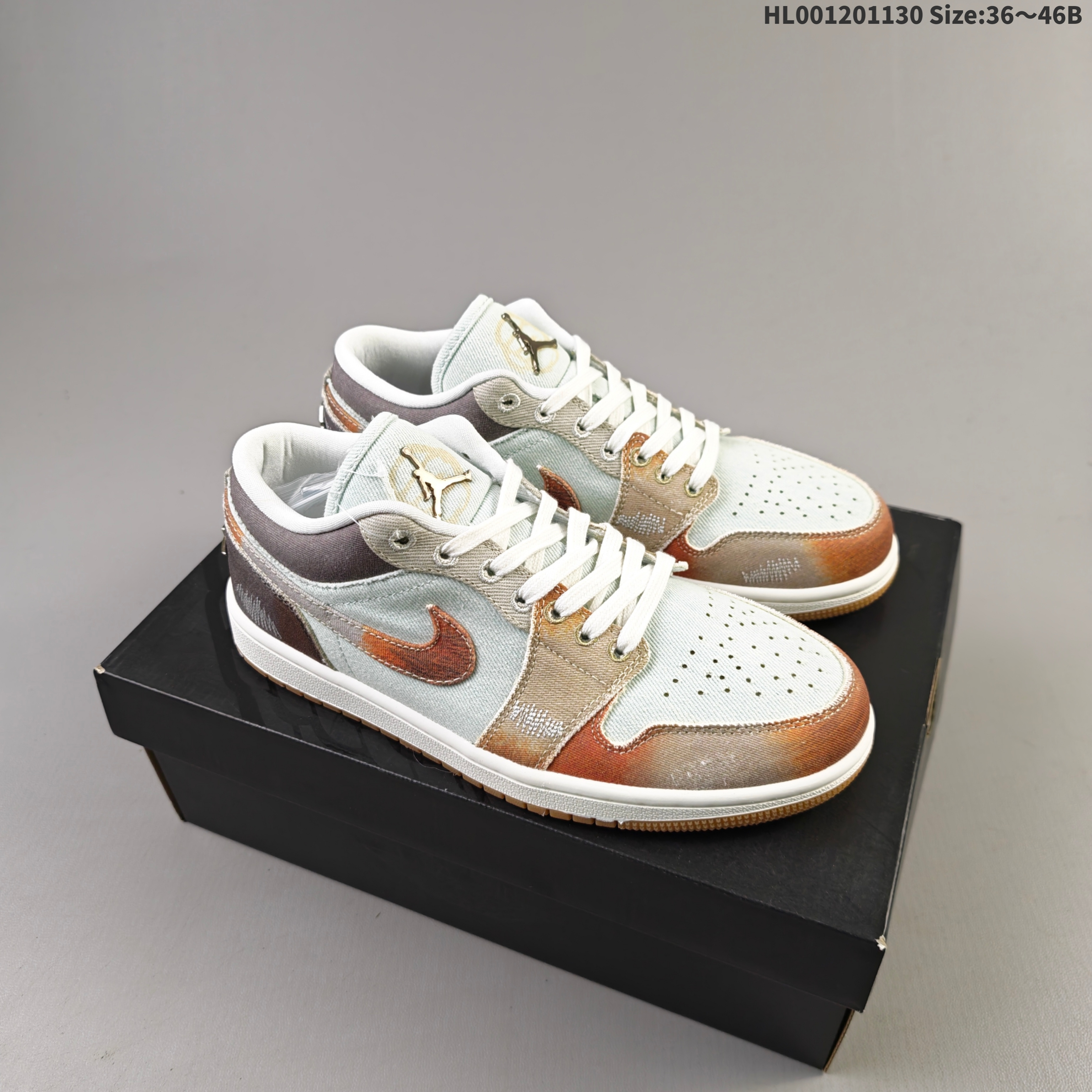 Air Jordan 1 Low SE "Multi-Color Distressed" AIR JORDAN 1 aj1 1 Jo — AAA Quality Replica