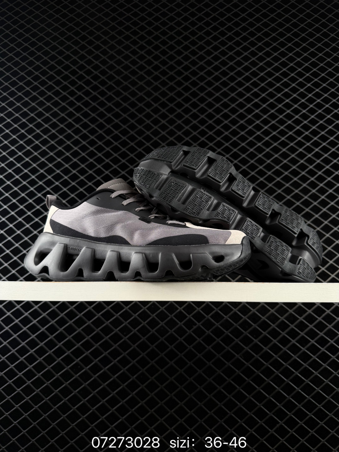 On Cloudsurfer 3 Helion Superfoam Grey Black Beige 36-46 Running Shoe Running Sneakers - Unisex BS-84977