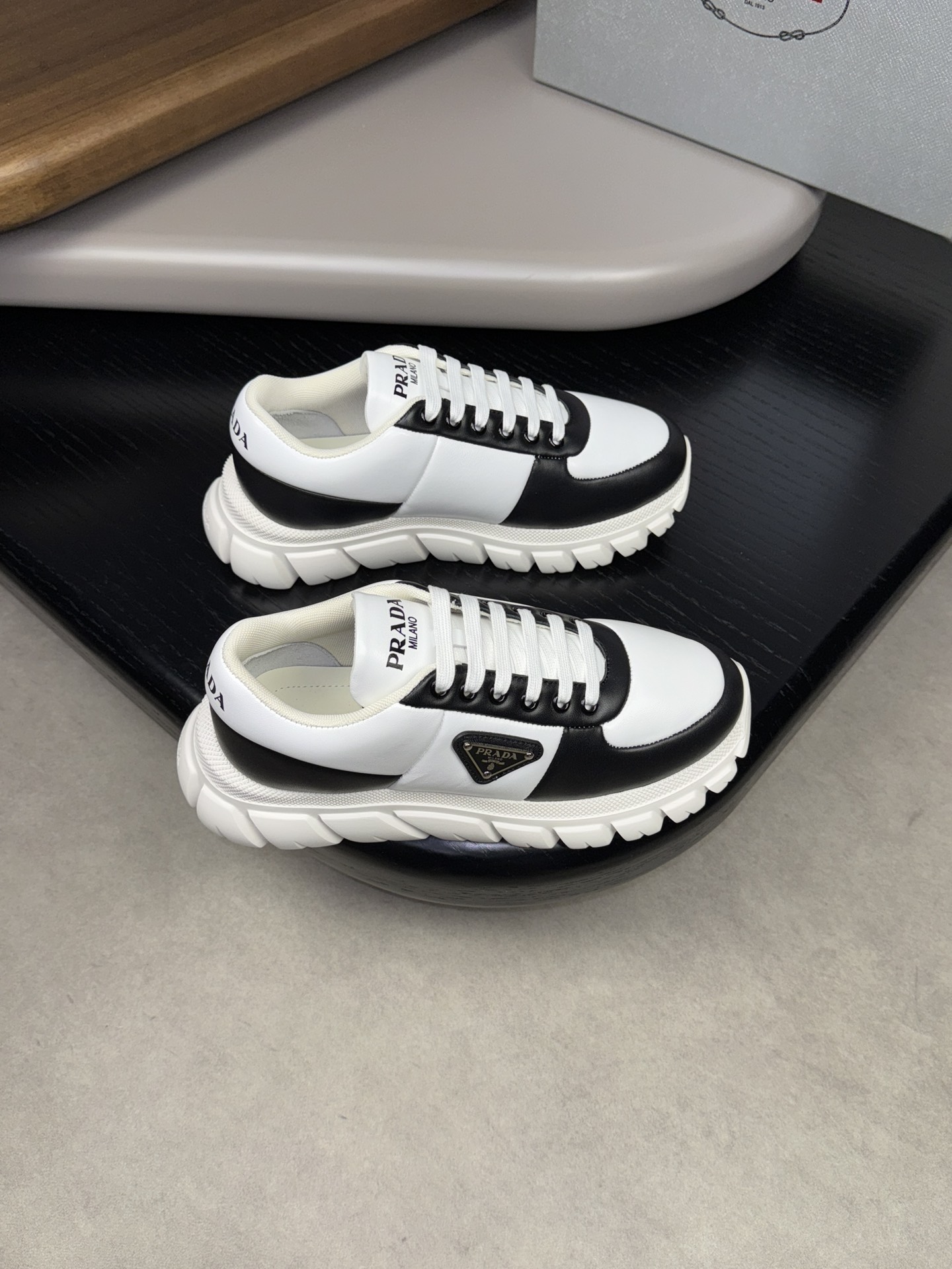 Prada shoe Please contact the homepage for this multi-color detailed picture and real-life video — 1:1 Replica For Sale