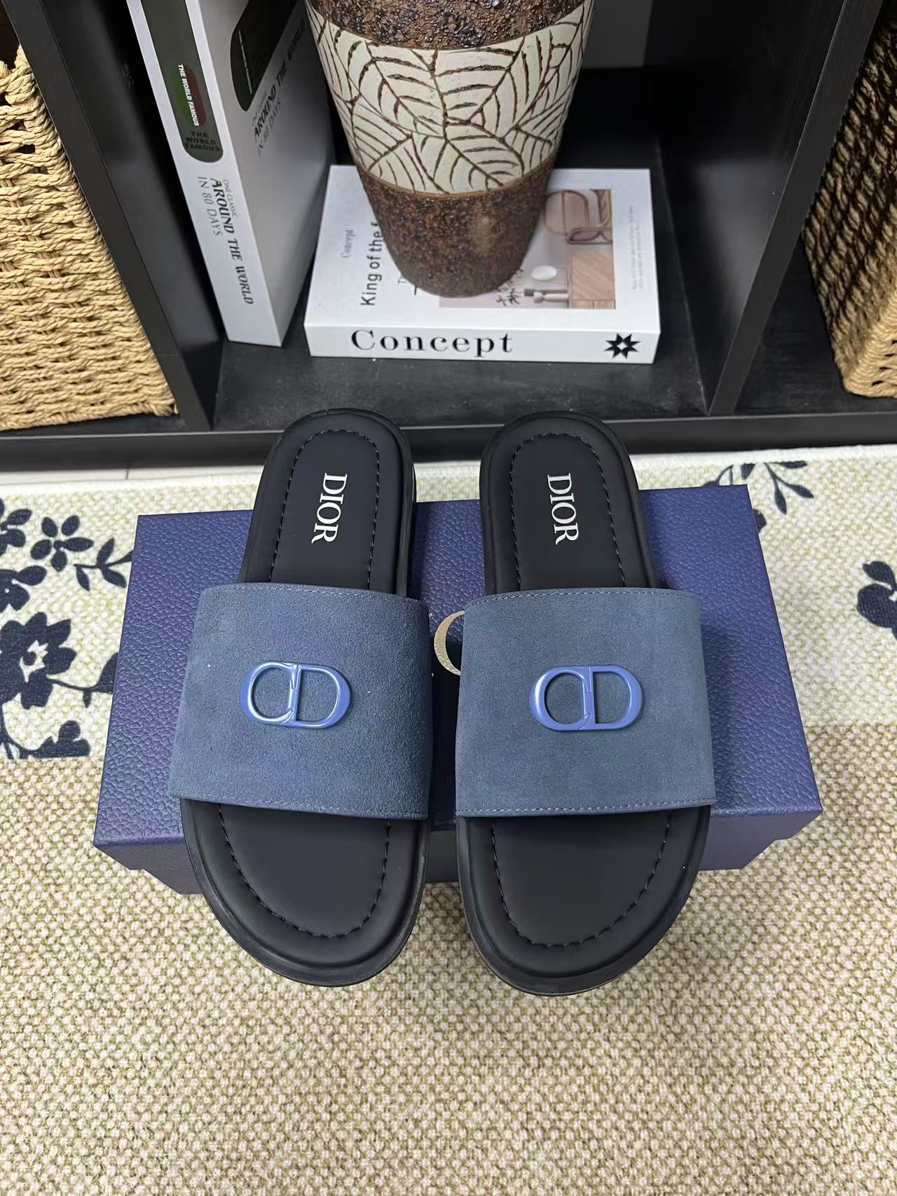 Dior women's shoes Dior Aqua CD Diamond Dior “DIOR” — AAA Quality Replica