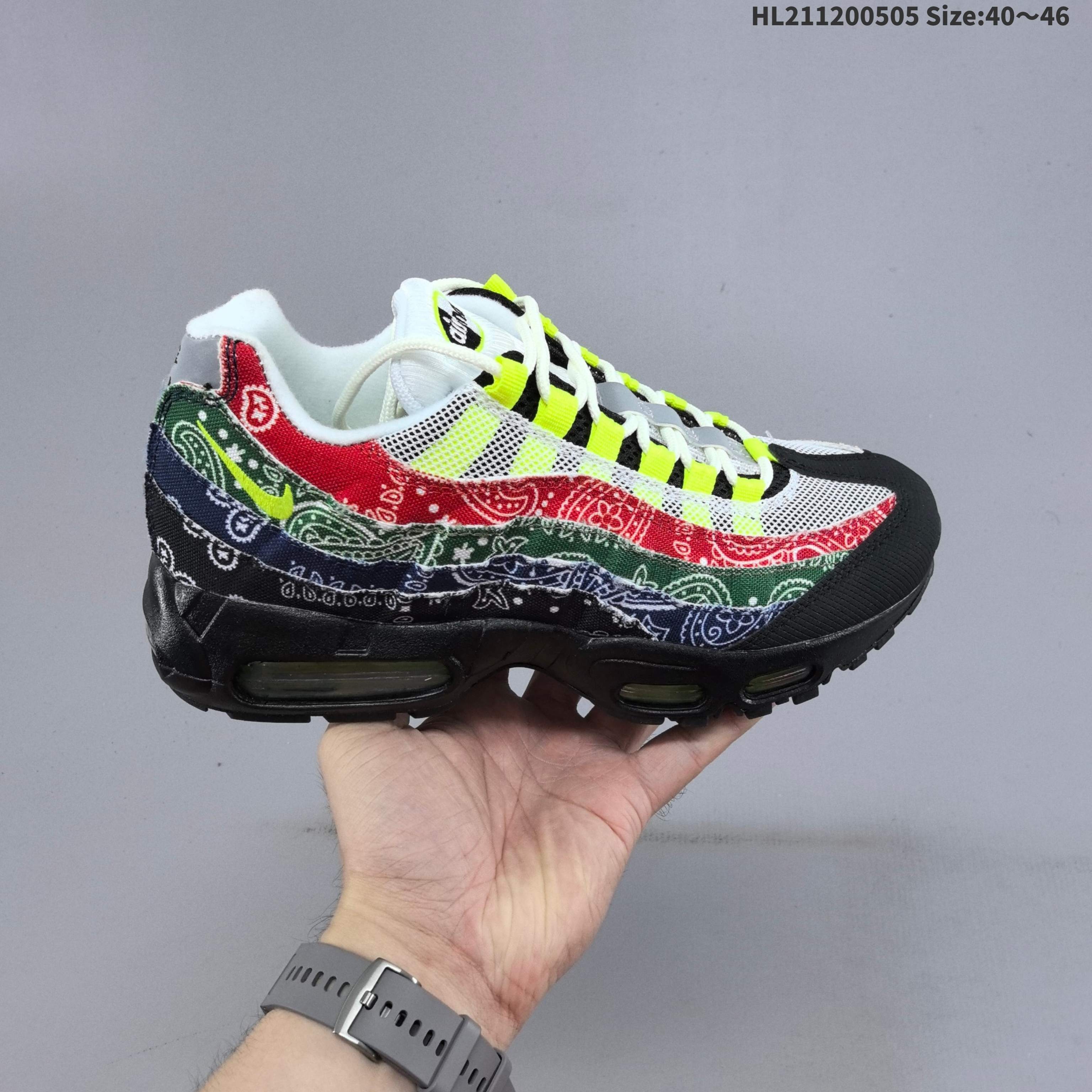 NIKE AIR MAX 95 TT:l R5900-030 ID:HL211200505 Size:40-46 — AAA Quality Replica