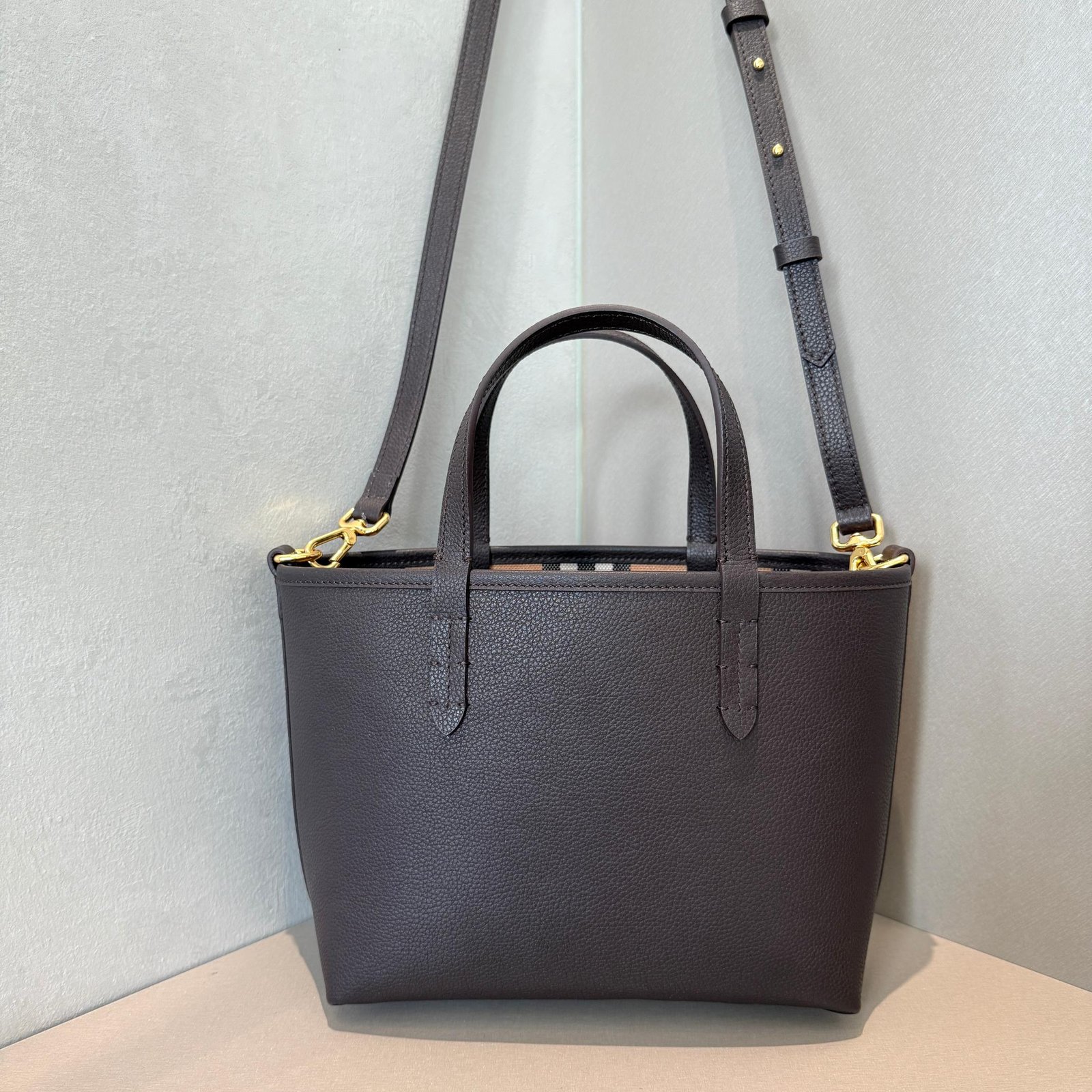 Burberry bag Reversible small tote