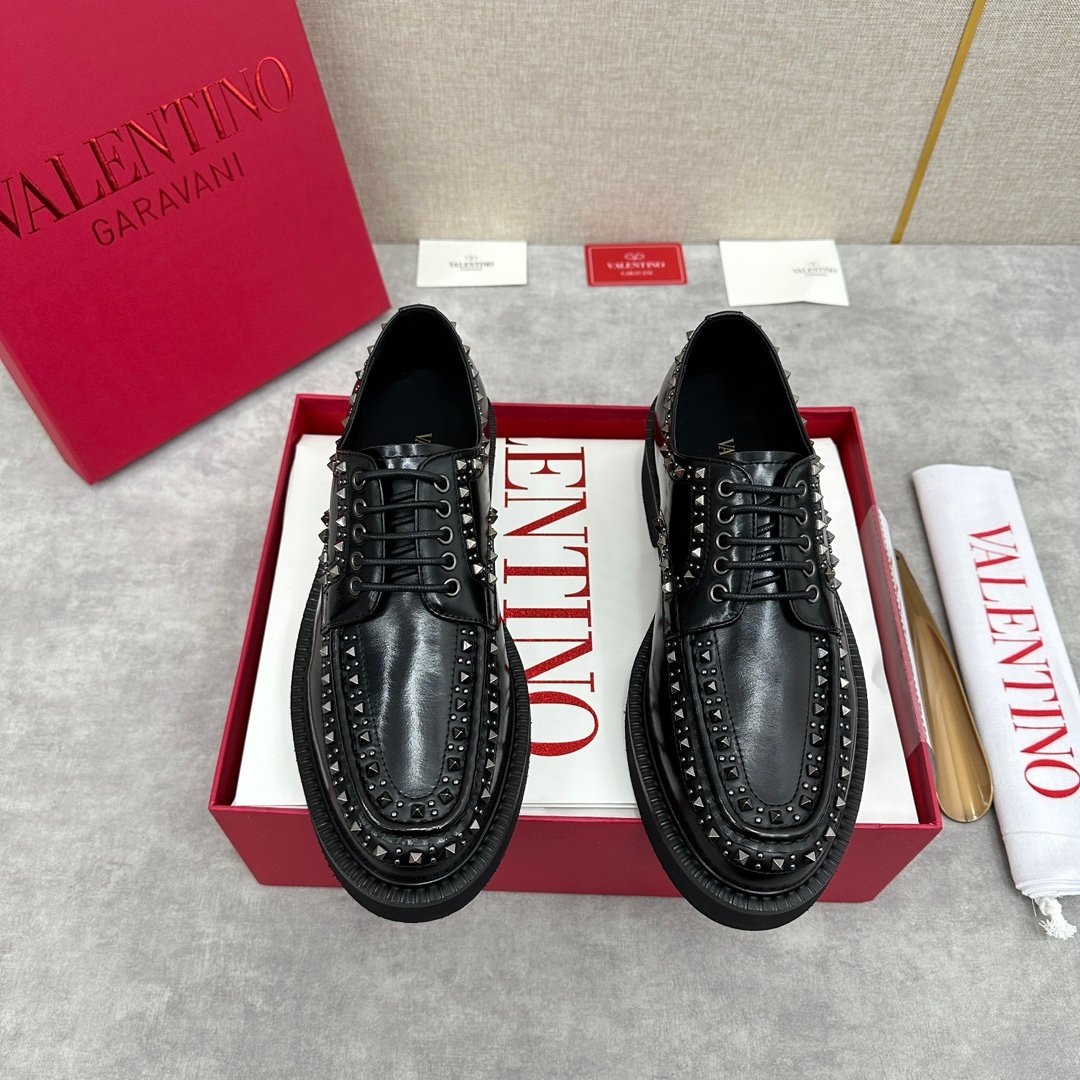 VALENTINO shoe VT New Arrival VALENTIN* - VLOGO RMB 600 - - Men's VLOGO SIGNATURE 🉑 🉑