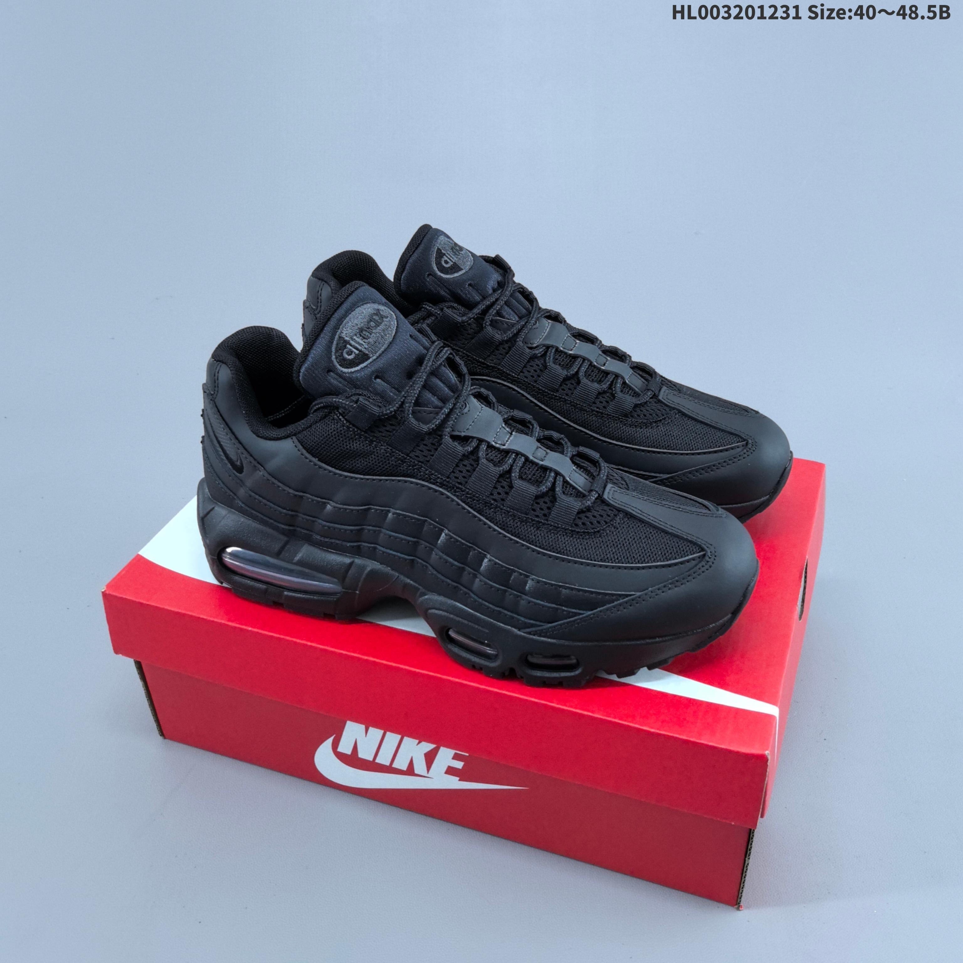 Nike Air Max 95 Big Bubble "Triple Black" Max 95 replika Nike