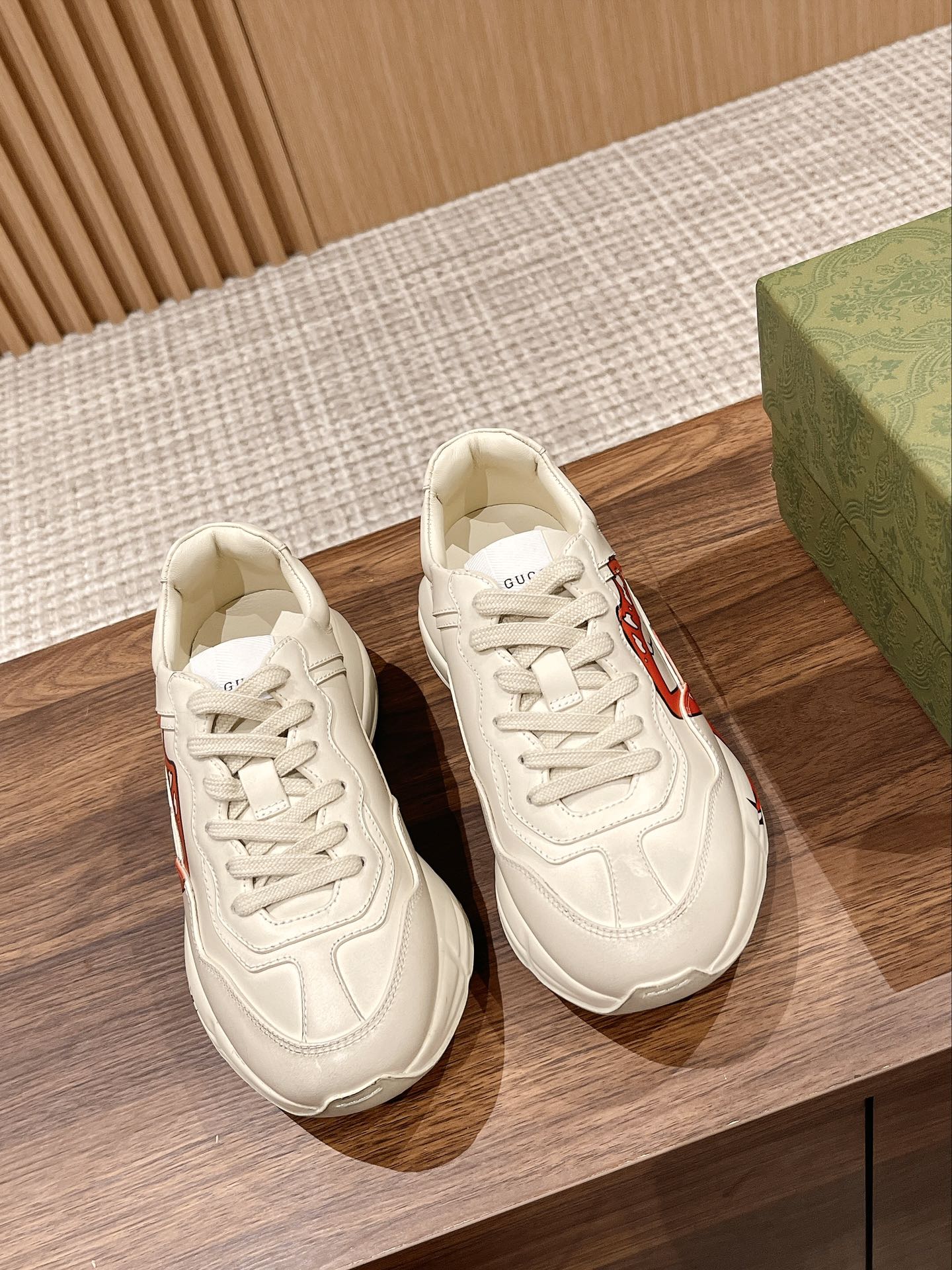 Gucci women's shoes +10 𝗚𝘂𝗰𝗰𝗶# Rhyton 5cm — 1:1 Replica