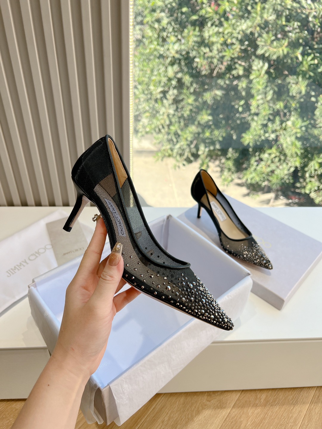 JIMMY women's shoes Jimmy Choo bluingbluing — Premium Replica