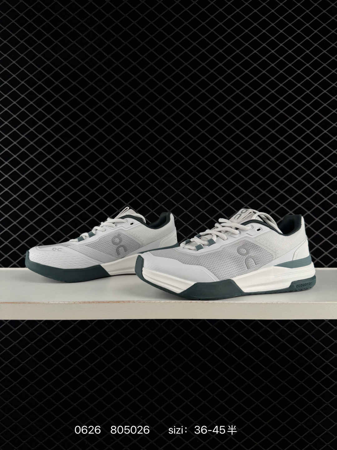 On The Roger Clubhouse Pro White Dark Teal EU 36-45 Tennis Shoe Casual Sneakers - Unisex BS-85113