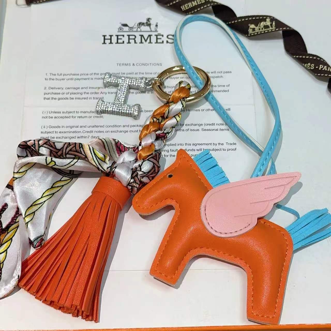 Hermes Jewelry New Hermes Keychain Hermes Charm Keychain Hermes 1:1 k Keychain