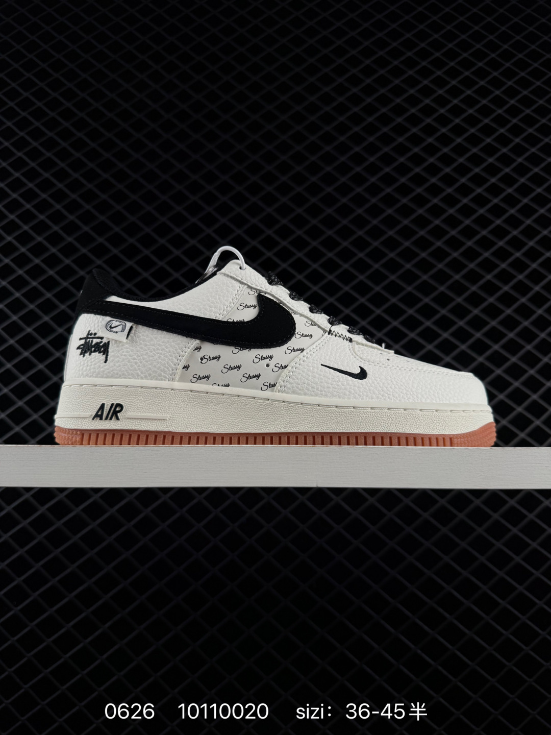 Nike Air Force 1 07 White Black Gum Brown EU 36-45 Sneaker Unisex BS-70577