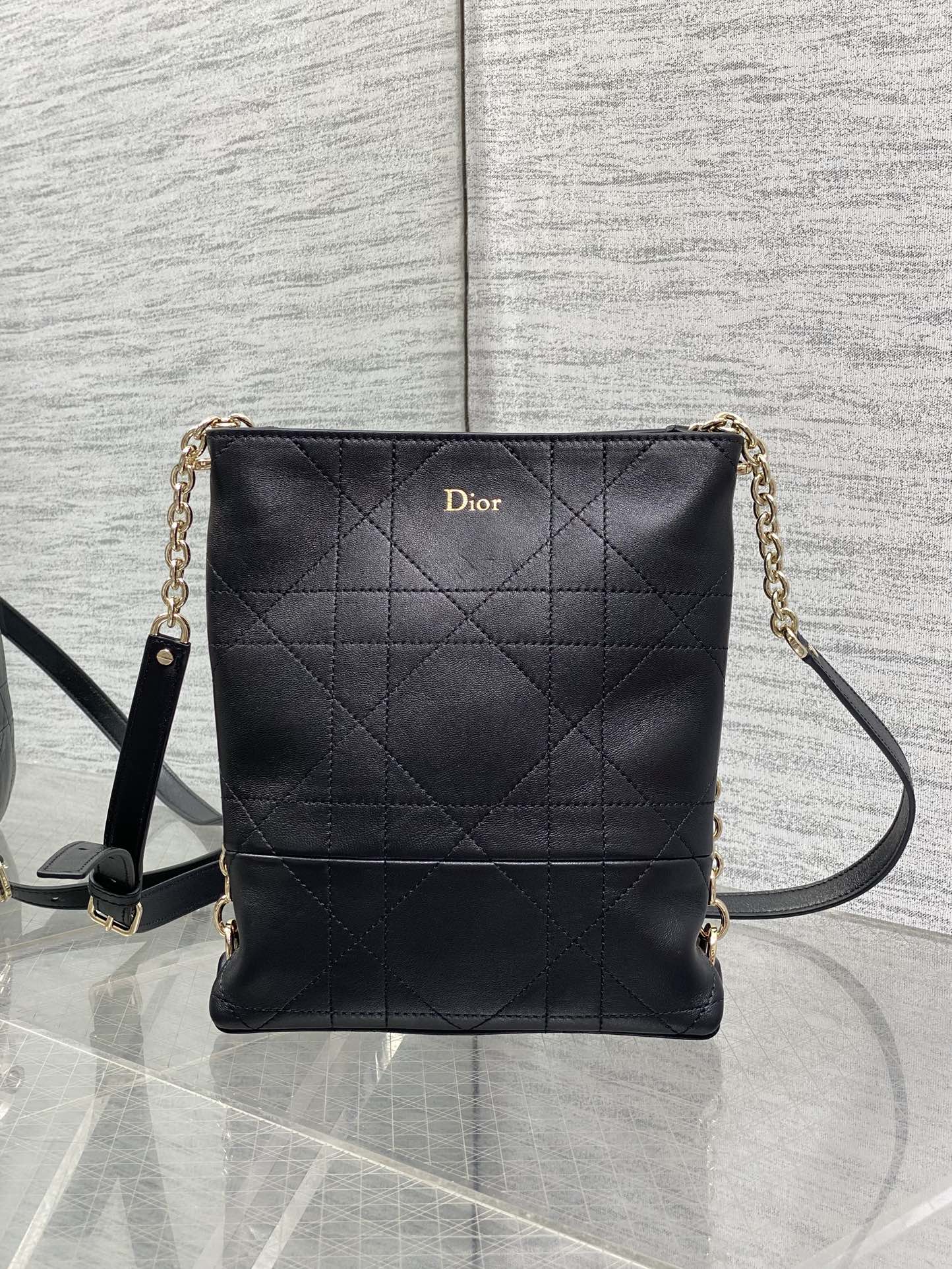 Bolsa Dior Top pedido original [com conjunto completo de embalagem]