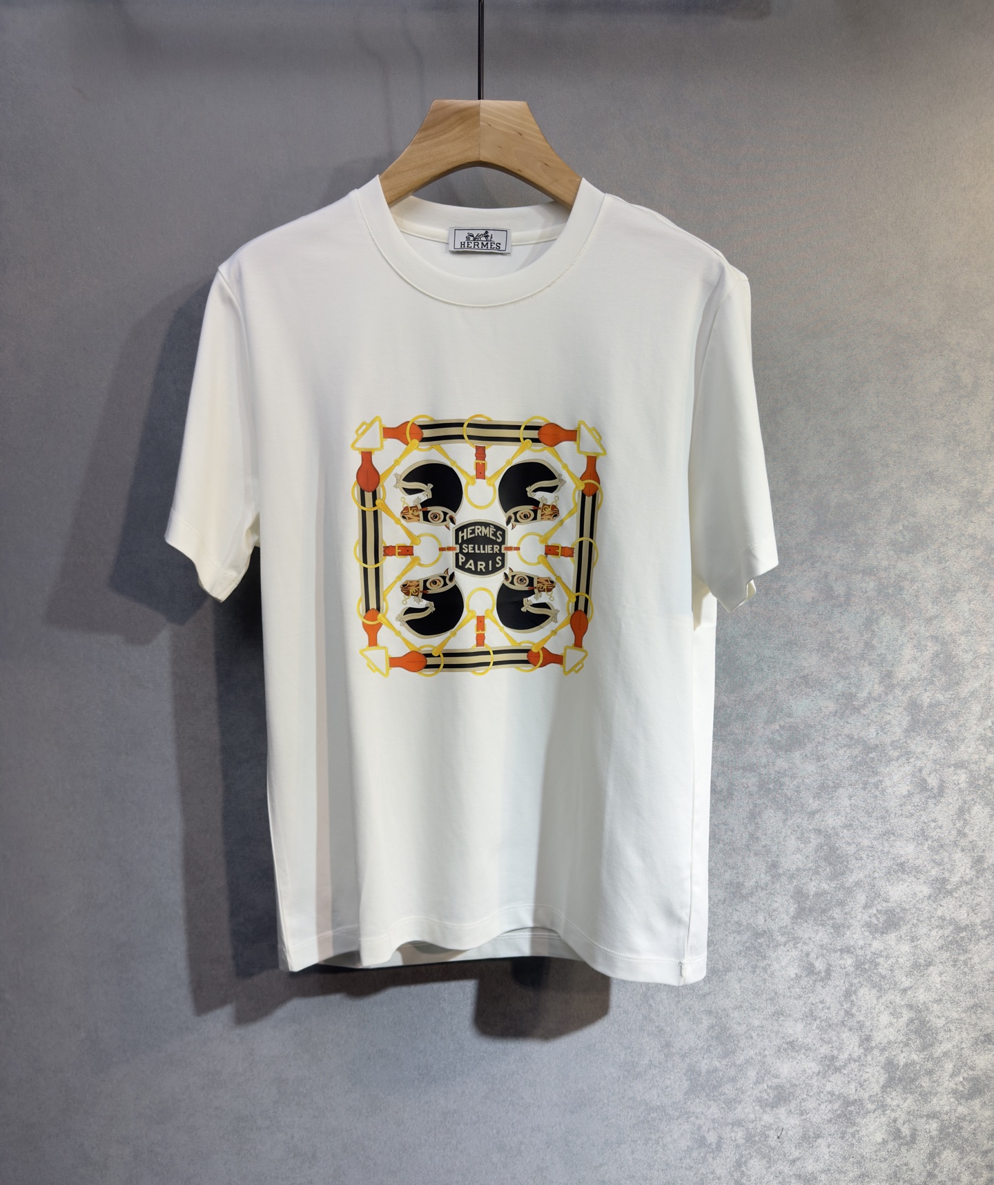 Hermes Men HERMES 25 SS New logo 608 M-3 XL
