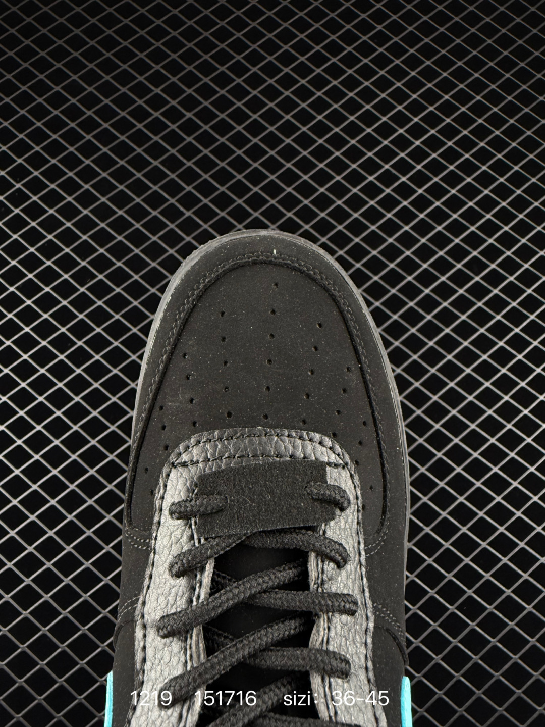 Nike Air Force 1 07 Black Turquoise EU 36-45 Lifestyle Unisex BS-73589