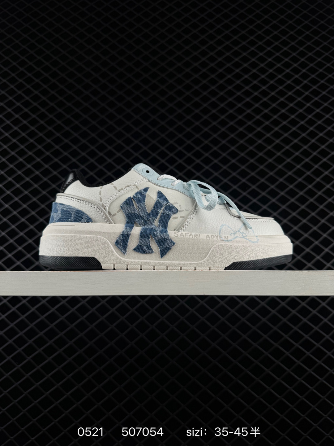 MLB Chunky Liner White Blue Black Light Blue EU 35-45 Skate Shoe Skate Sneakers - Unisex